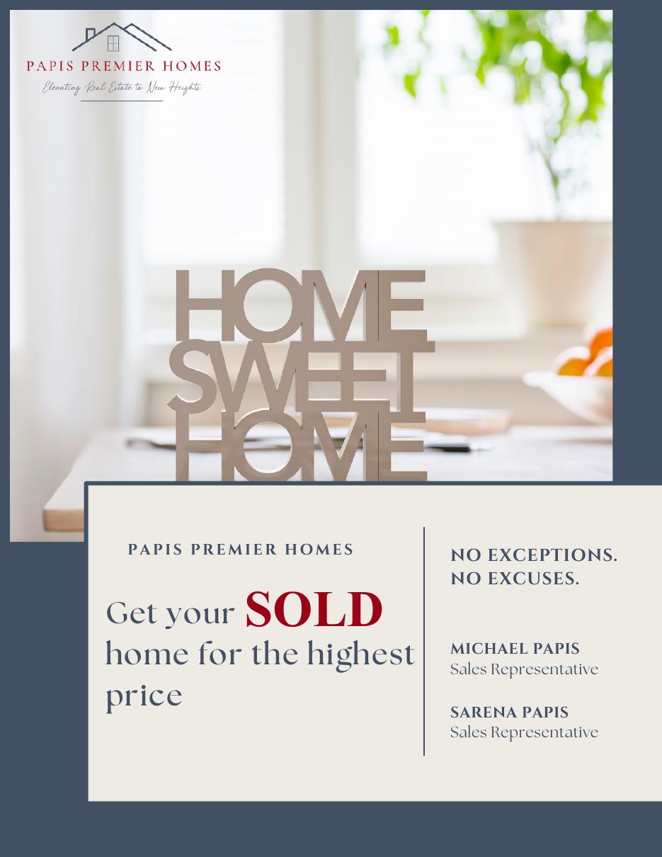 Papis Premier Homes Seller's Guide